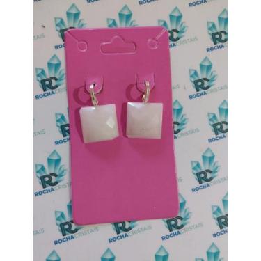 Imagem de Brinco em Selenita Branca