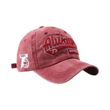 Imagem de Boné de Beisebol Unissex Vintage - Algodão Lavado, Bordado e Estilo Sn