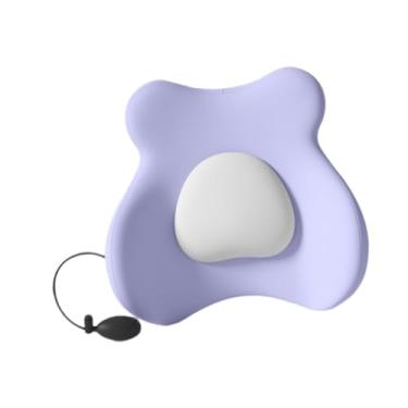 Imagem de BaotyJie Almofada inflável de apoio lombar, almofada de cunha macia de espuma viscoelástica para pressão na cintura e nas costas, Tolet