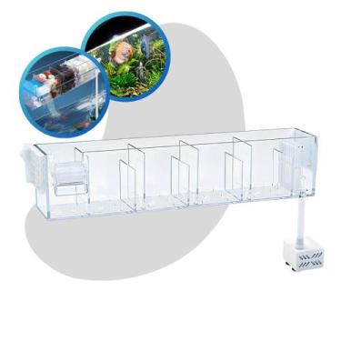 Imagem de Filtro Sump Acrílico Hang On GD18 Jeneca Para Aquários até 120 litros,