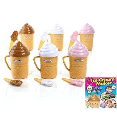 Imagem de Máquina de sorvete pessoal Ice Cream Magic, Tan, Pack of 6, 6