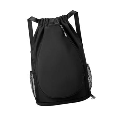 Imagem de UGPLM Mochila de tênis, mochila esportiva, acessórios para transporte de raquetes de badminton e tênis, ideal para homens e mulheres. Inclui bolsa para, Preto