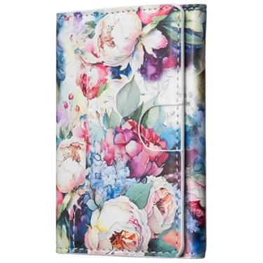 Imagem de LaiYHe Carteira magnética, 6 compartimentos para cartão, flip de couro PU, telefone minimalista fino, compatível com telefones e capas MagSafe, para iPhone 17/16/15/14/13/12/Pro/Max/Plus (pintura a