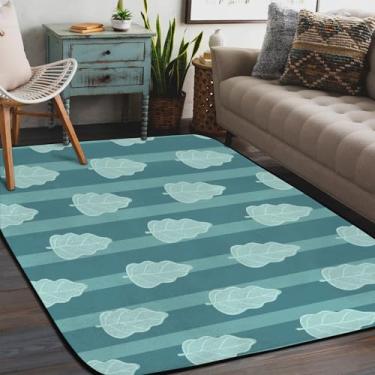 Imagem de Tapete de área para sala de estar, lavável à máquina, estampa de listras de árvore, antiderrapante, tapete macio para sala de estar, quarto, sala de jantar, berçário, cozinha, decoração de casa