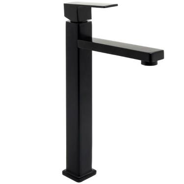 Imagem de Torneira Bica Alta Banheiro-lavabo-pia Luxo Preto