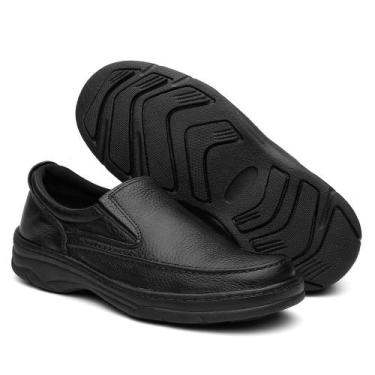 Imagem de Tênis Sapato Ortopédico Tênis Masculino com Elástico em Couro! - Jvcla