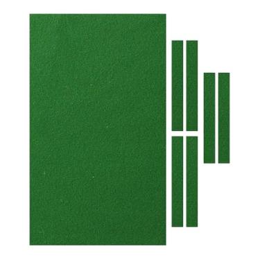 Imagem de rockible Toalha de mesa de bilhar, acessórios, kit de substituição de mesa de bilhar verde para hotéis residenciais, com Pano de Borda