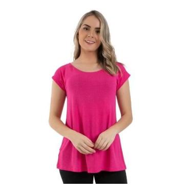 Imagem de Blusa Marcela Sobre Legging Furadinha - DILUXO, M, Rosa, feminino