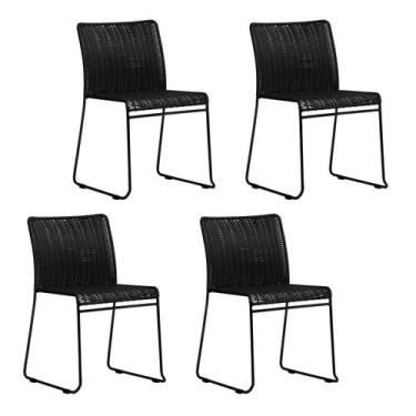 Imagem de Kit 4 Cadeiras Tubular Fronteira - Prima Design