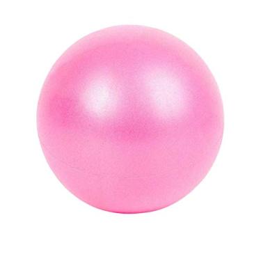 Imagem de Yinhing Bola de Ioga de 25 Cm, Mini Bola de Fitness para Treinamento de Força e Equilíbrio, Com Material de PVC Antiderrapante à Prova de Explosão, Academia Leve e Portátil para Escritório (PINK)