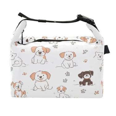 Imagem de STAYTOP Lancheira fofa de desenho animado com fivela de alça, lancheira isolada para meninos e meninas, lancheira térmica para trabalho escolar