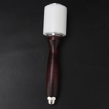 Imagem de Acouto Martelo de Escultura Em Nylon de Couro Durável - Ferramenta Profissional de Perfuração Em Couro para Tratamento de, Projetado Ergonomicamente Com Cabo Schima, Projetos Ideais de de Vaca
