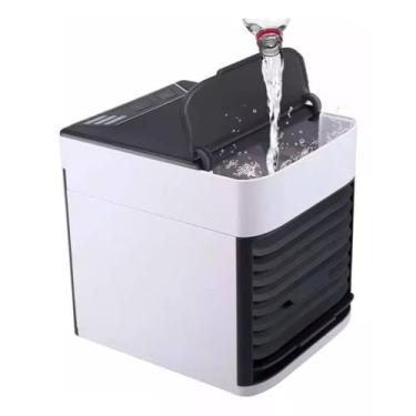 Imagem de Climatizador Portátil de Ar Pessoal, Branco, 3 Velocidades, Mini Refrigerador Evaporativo com Reservatório de Água