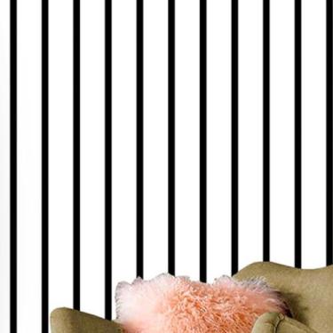 Imagem de Papel de Parede Adesivo PVC Listras - 5m - TOP RIO