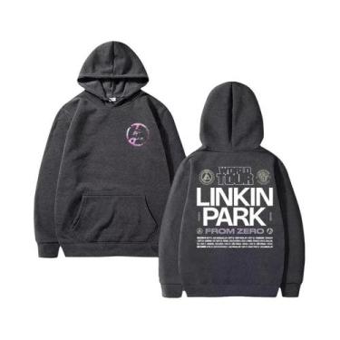 Imagem de Moletom Masculino Estilo Harajuku Linkin Park World Tour Outono Invern