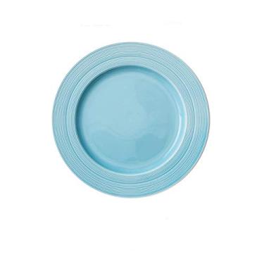 Imagem de Prato de jantar de porcelana de linha esculpida, prato de sobremesa de massa de bife clássico, prato de servir para jantar em família restaurante festa. Pratos de jantar de casamento (Cor: D, Tamanho