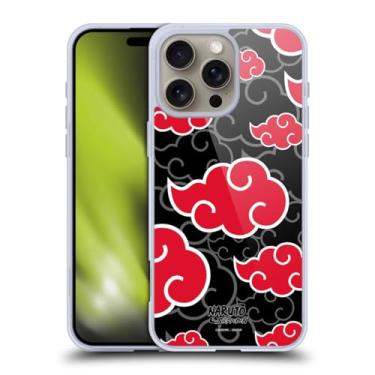 Imagem de Head Case Designs Capa de gel icônica oficialmente licenciada Naruto Shippuden Akatsuki [proteção de grau militar] compatível com Apple iPhone 16 Pro Max e compatível com MagSafe