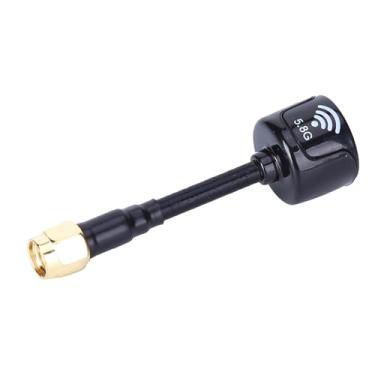 Imagem de Generic Antena de Alto Ganho 3dBi de 5,8 GHz para Peças RC de Drone de Corrida FPV - Acessório Receptor Transmissor de Sinal de Qualidade para Pessoas Com Polarização Vertical (1 Antena, preta)