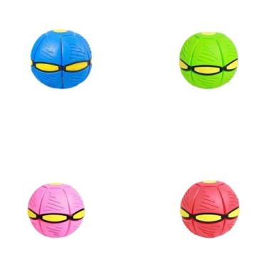 Imagem de Bola Elástica Infantil Deformável Brinquedo De Disco Voador Para Exter