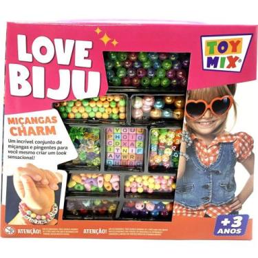 Imagem de Kit de Bijuteria e Miçanga Love Biju CHARM - 300 Peças + Fio