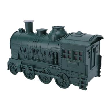 Imagem de VBESTLIFE Umidificador de Trem, Difusor de óleo Essencial de 300ml Com Modos de Spray Duplo e Luz Azul Fria e Quente, Desligamento Automático por Controle Remoto (Verde)