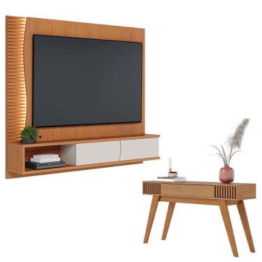 Imagem de Home Suspenso Egeu Freijó Off White Com Aparador Riviera Freijó - Colibri