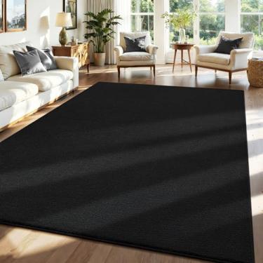 Imagem de ISEAU Tapete de 15 x 23 cm para sala de estar, tapete macio de espuma viscoelástica com parte inferior de silicone antiderrapante atualizada, tapetes laváveis à máquina para sala de estar, crianças