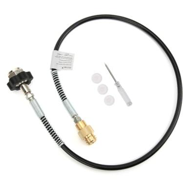 Imagem de G1 2 14 Tubo de ar de alta pressão externo Tubo de refrigerante com dedal de 1 m de comprimento Construção de alumínio durável para sistemas de distribuição de água com gás e