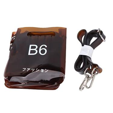 Imagem de SIWOTED Bolsa de cabeleireiro e barbeiro, cinto ajustável, bolsa de tesoura, coldre com cinto de ombro para cabeleireiros, cabeleireiros (Marrom)