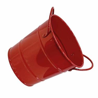 Imagem de Suporte para Lápis e Caneta de Mesa Arte Ferro Forma Balde Bonita Organizador Multifuncional Materiais Escritório Pincéis Maquiagem