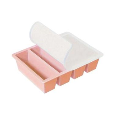 Imagem de Conjunto De Formas Retangulares Grandes Para Cubos De Gelo, Bandejas E