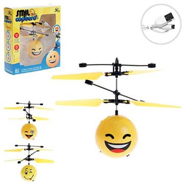 Imagem de Mini Helicóptero Drone Smile com Sensor - Art Brink