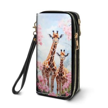 Imagem de FVAENDHIO Carteira feminina de grande capacidade de couro PU com zíper duplo bolsa clutch carteira multifuncional com alça de pulso removível para smartphone/moeda/cartão/dinheiro, versículo bíblico