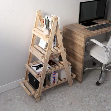 Imagem de Suporte Organizador Piramide Decorativa 4 Prateleiras 