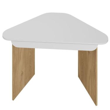 Imagem de Escrivaninha Com Gaveta De Canto Triangular Wendy Olmo/branco