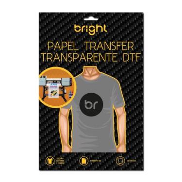 Imagem de Papel Transfer DTF A4 para Impressão Digital em Tecidos - Bright