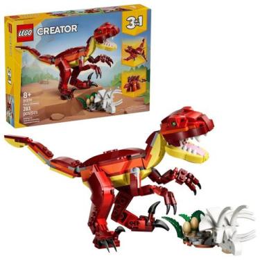 Imagem de Brinquedo Dinossauro Feroz Creator 3Em1 283 Peças 31379 Lego