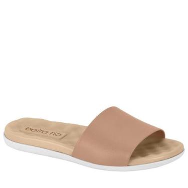 Imagem de Chinelo Sandália Slide Beira Rio Conforto Promoção 8360.303, Nude, 36