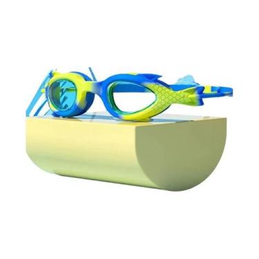 Imagem de Conjunto De Óculos De Natação À Prova d'Água E Touca De Silicone Para 