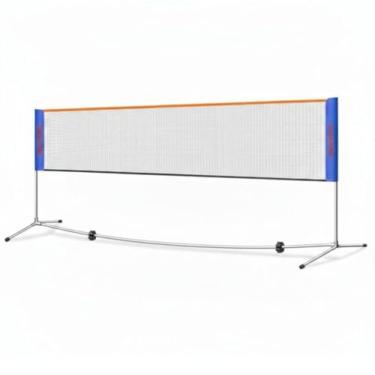 Imagem de SOUL+ Kit Rede Para Beach Tênis/Badminton (Rede+Estrutura+Bolsa Azul Polipropileno de a...