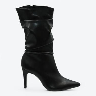 Imagem de Bota Mariotta Salto Alto Feminina 2084501-01, Preto, 38