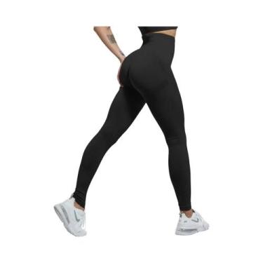 Imagem de Leggings De Cintura Alta Para Mulheres, Efeito Push Up, Jeggings Para 