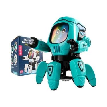 Imagem de Robô Dançante LED Para Crianças Com 6 Garras, Brinquedo De Educação Pr