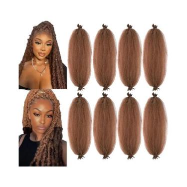 Imagem de Cabelo Sintético Afro Twist Pré-Separado Para Mulheres Negras, Cabelo 