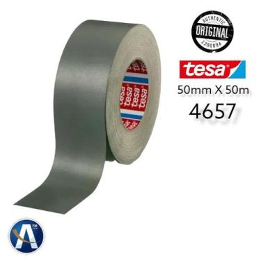 Imagem de Fita Duct Tape Premium Tecido Acrílica 50mm x 50m Tesa - tesa