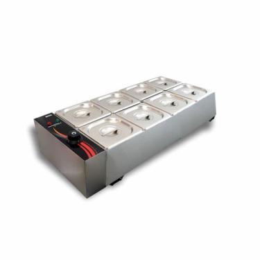 Imagem de Chocolateira Gourmet Eletrica 8 cubas 1/6 110v 220v ZPCHG08 - Zepper, 