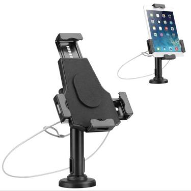 Imagem de Suporte Antifurto Para Tablet C/ Trava  Compatível c/ iPad e Samsung, 
