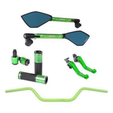 Imagem de Manete Manopla Retrovisor Peso Guidão Twister Fan Cb300f - Stark Race,