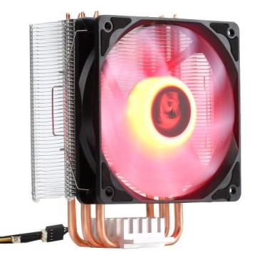 Imagem de Cooler Processador Redragon Buri 120mm LED Vermelho - CC-1055R
