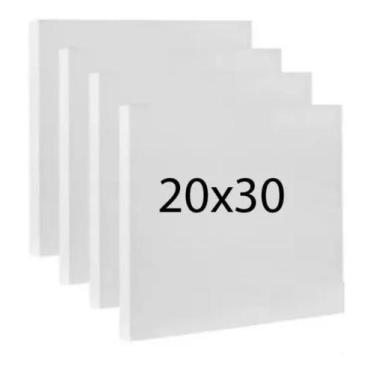 Imagem de 10 Telas Para Pintura 20x30 P/ Tinta Acrílica Ou A Óleo - Congratulati